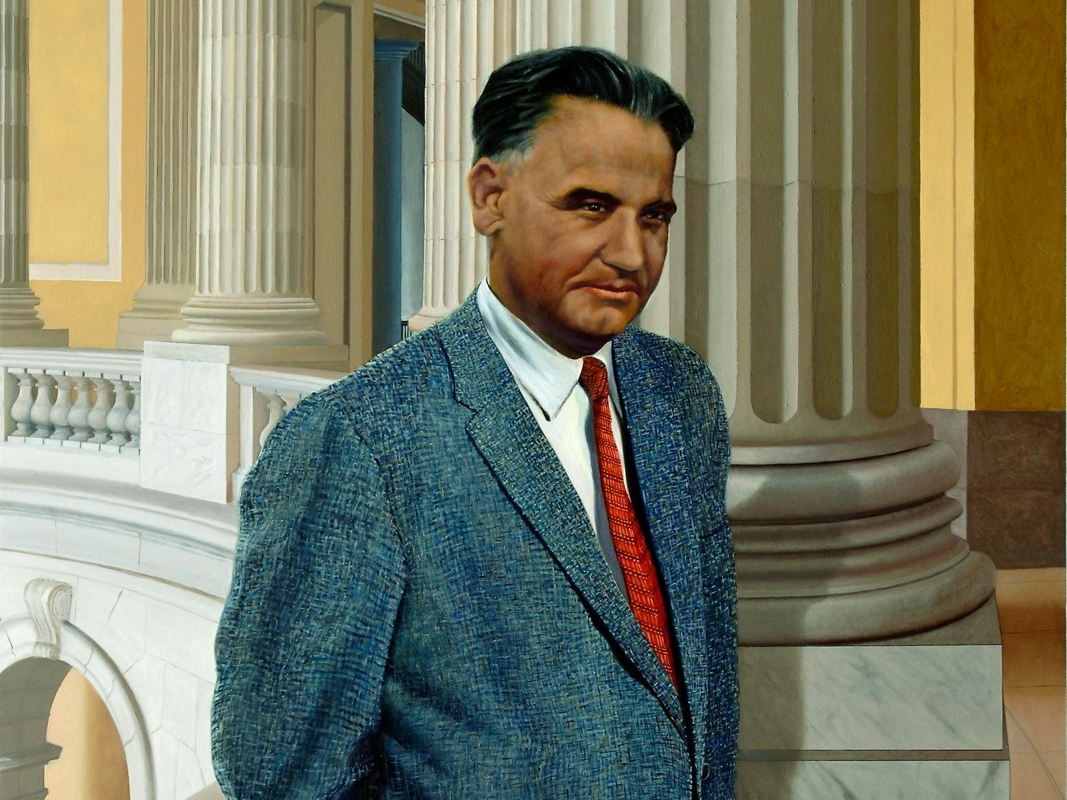 Oil on canvas, Jon R. Friedman, 2007 Collection of the U.S. House of Representatives (Wikimedia Commons)