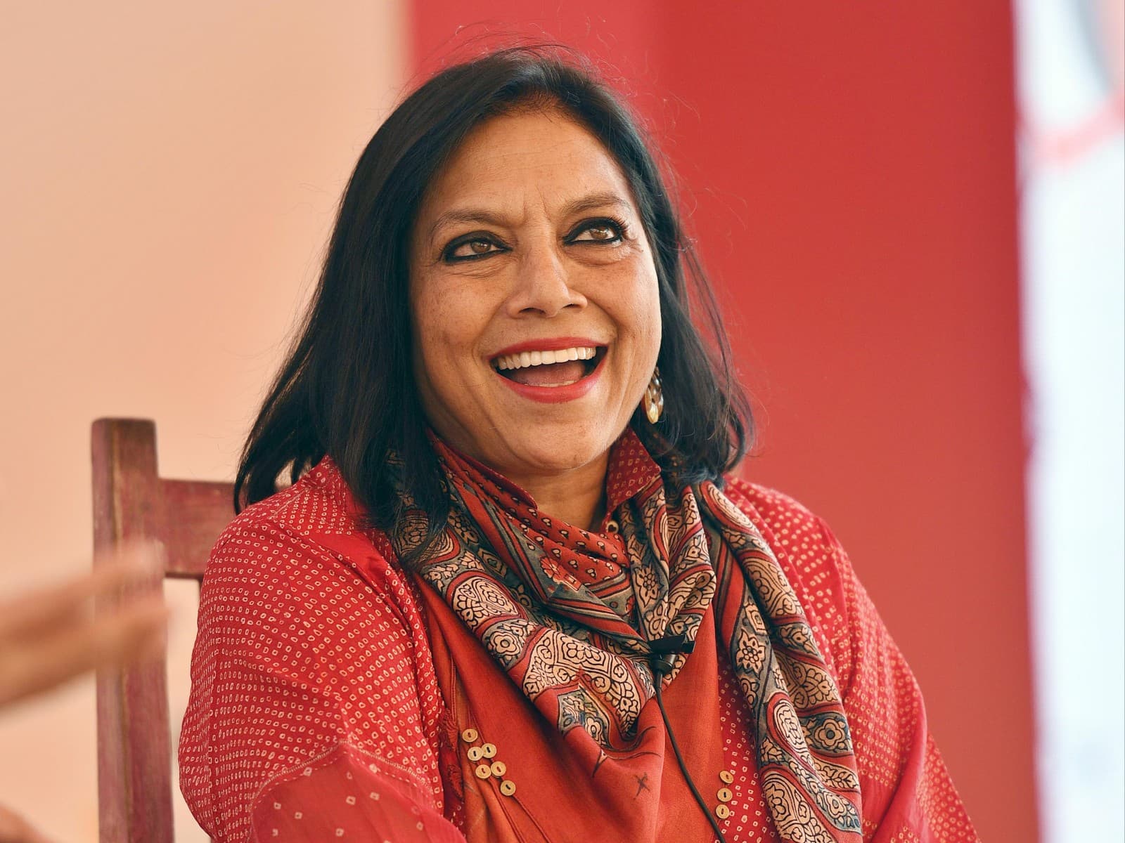 Mira Nair in conversation at Diggi Palace at on January 25, 2018 in Jaipur, India (Raj K Raj/Hindustan Times via Getty Images)
